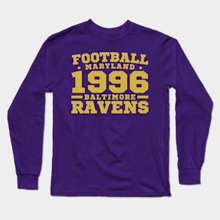 Football Maryland 1996 Baltimore Ravens Long Sleeve T-Shirt